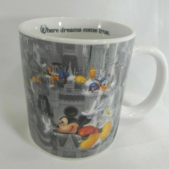 Disney Other - Disney Parks Walt Disney World Mug “Where Dreams Come True” Mickey, castle